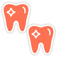 Teeth Vector Icon Design Illustration