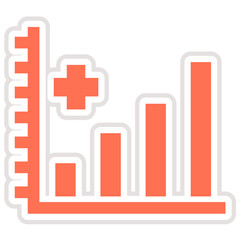 Chart Vector Icon Design Illustration