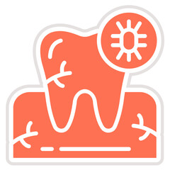 Infection Vector Icon Design Illustration