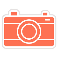 Digital camera Vector Icon Design Illustration