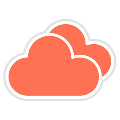 Cloud Vector Icon Design Illustration