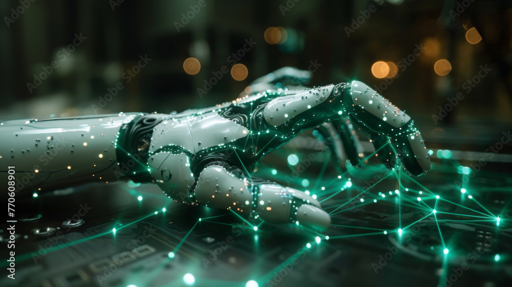 Poster Robotic Hand Typing on Computer Keyboard
