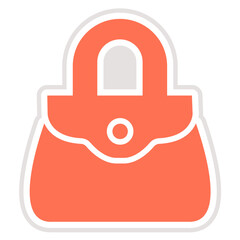 Handbag Vector Icon Design Illustration