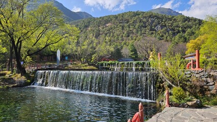 Lijiang, China, Yunnan, garden, Walking trails