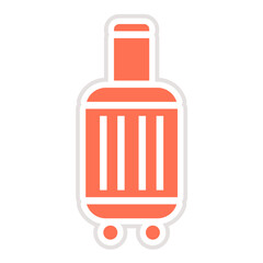 Luggage Vector Icon Design Illustration