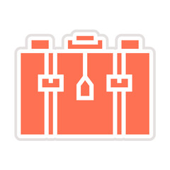 Suitcase Vector Icon Design Illustration