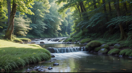 waterfall in the forest