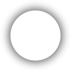 Gray Gradient Transparent Circle Shadow