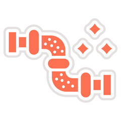 Pipe Cleaning Vector Icon Design Illustration