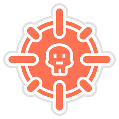 Obraz premium Headshot Vector Icon Design Illustration