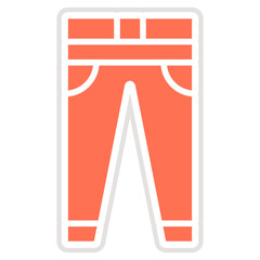 Pants Vector Icon Design Illustration
