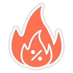 Hot Price Vector Icon Design Illustration