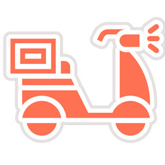 Ar Motorbike Riding Vector Icon Design Illustration