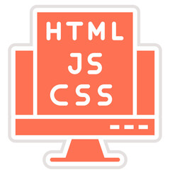 Html Js Css Vector Icon Design Illustration