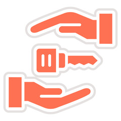 Closed End Lease Vector Icon Design Illustration