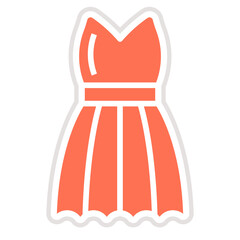 Dress Vector Icon Design Illustration