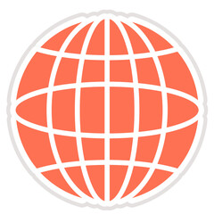Global Communications Vector Icon Design Illustration