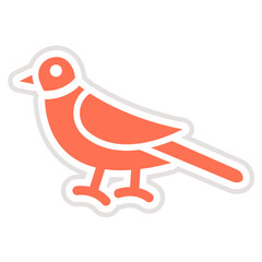 Bird Vector Icon Design Illustration