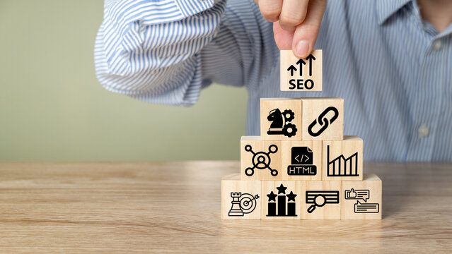 Concept of positioning, development, web search tools and keywords.