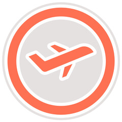 Airport Vector Icon Design Illustration