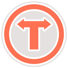 Fototapeta premium Split Vector Icon Design Illustration