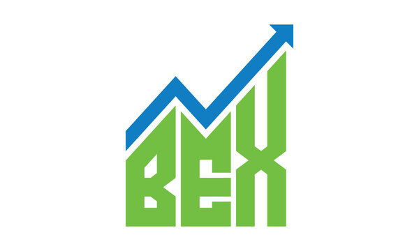 BEX financial logo design vector template.