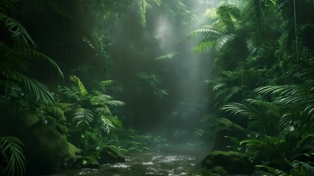 rain forest in the jungle
