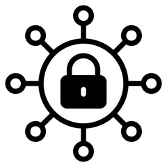 Cyber security icon