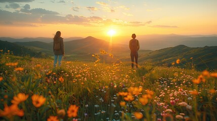 
Renewable energy that comes from solar cells, wind turbines, and water power that help create renewable energy.