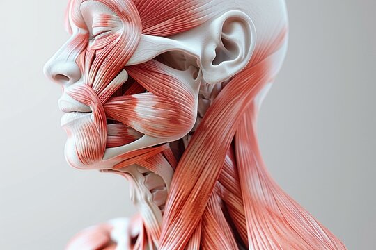 Design a 3D visualization showing extensor carpi radialis longus muscle strain, emphasizing its role in conditions like tennis elbow