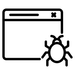 Virus protection. File error. Bug file. Infected document. Online icon. Internet icon. Web sign. Browser icon. Web site. Start page. Global network. Web access. Bug icon. Dangerous site. Software