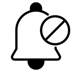 no bell icon alarm off symbol silent mute icons