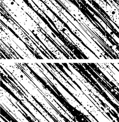 pattern made of dirt, scratches, and grime vector illustration silhouette laser cutting black and white shape - obrazy, fototapety, plakaty