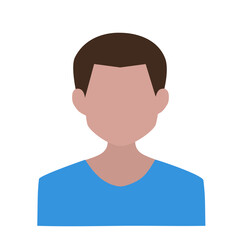 Man Flat Icon Clip Art
