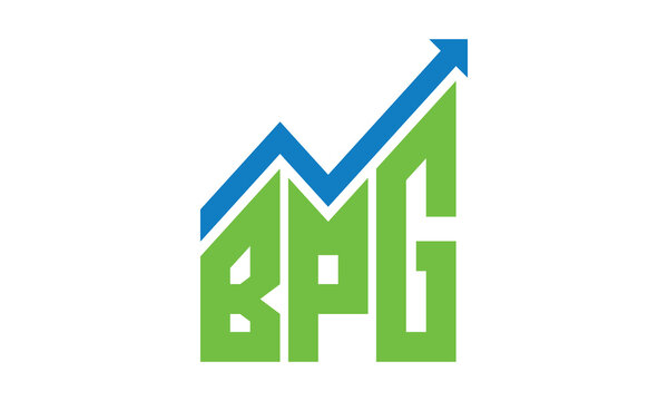 BPG financial logo design vector template.