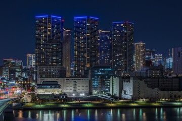 Fototapeta na wymiar 都市夜景