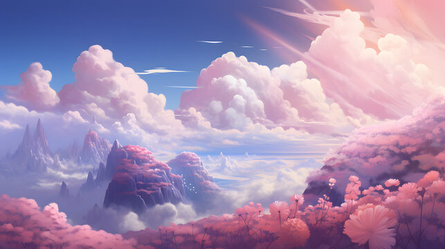 cool dreamy fantasy style wallpaper, dreamy wallpaper, dreamy colorfull bright wallpaper