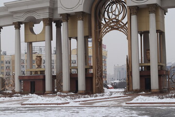 Almaty City 26 February 2024, Park of the first President, Kazakhstan