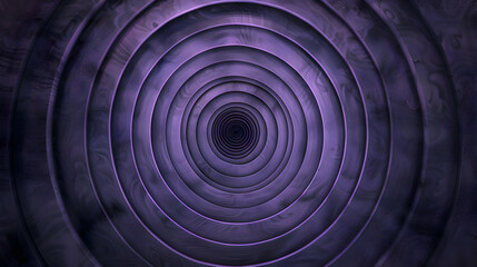 Concentric circles in soft shades of lavender and slate, radiating serenity