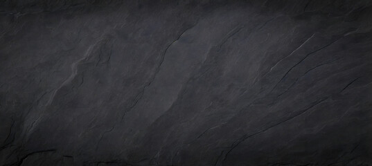 Dark grey black slate texture in natural pattern with high resolution for background. Generative AI.
