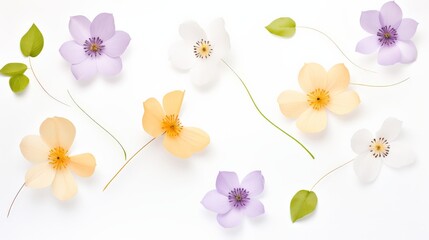 Assorted Elegant Cosmos Flowers in Soft Colors
