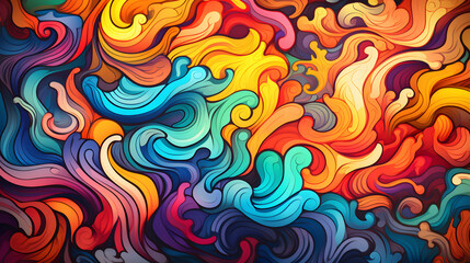 colorful spychedelic style wallpaper, psychedelic style wallpapper colorful vibe, trippy wallpaper, tipping