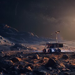 sunset in the mountains