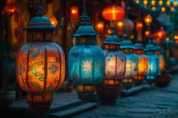 lantern in temple