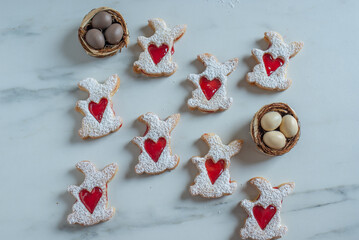 sweet Easter bunny sugar cookies