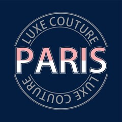 luxe couture paris design print