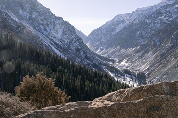 Schneebedeckte Gipfel
