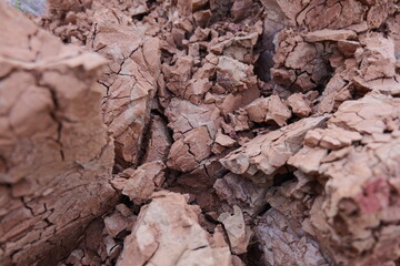Сracking clay, raw material, natural resource, industrial, geological, mineralogy, mining, ore...