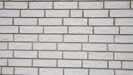 Blanc white brick wall: perfect for backgrounds