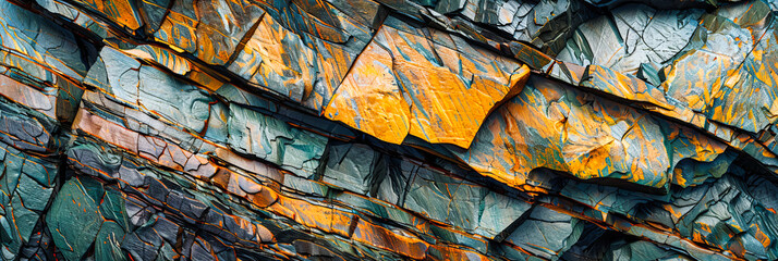 Natures Canvas: A Deep Dive into the Textured World of Rocks and Stones, Exploring the Intricate Patterns Shaped by Time - obrazy, fototapety, plakaty